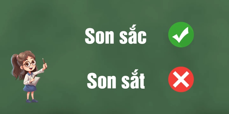 Tìm hiểu Son sắt hay son sắc: Từ nào mới đúng chính tả và ý nghĩa?